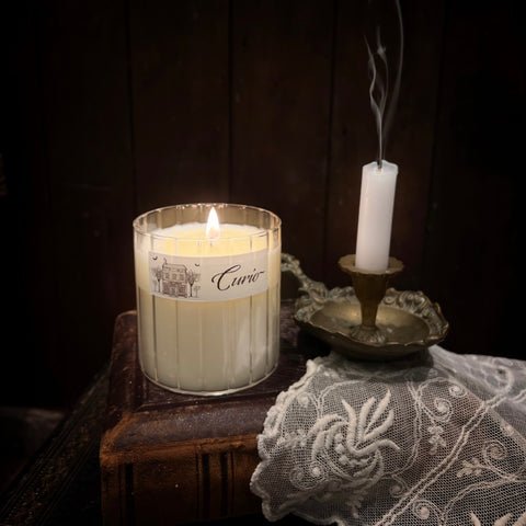 Curio Candle - Fluted Apothecary Jar