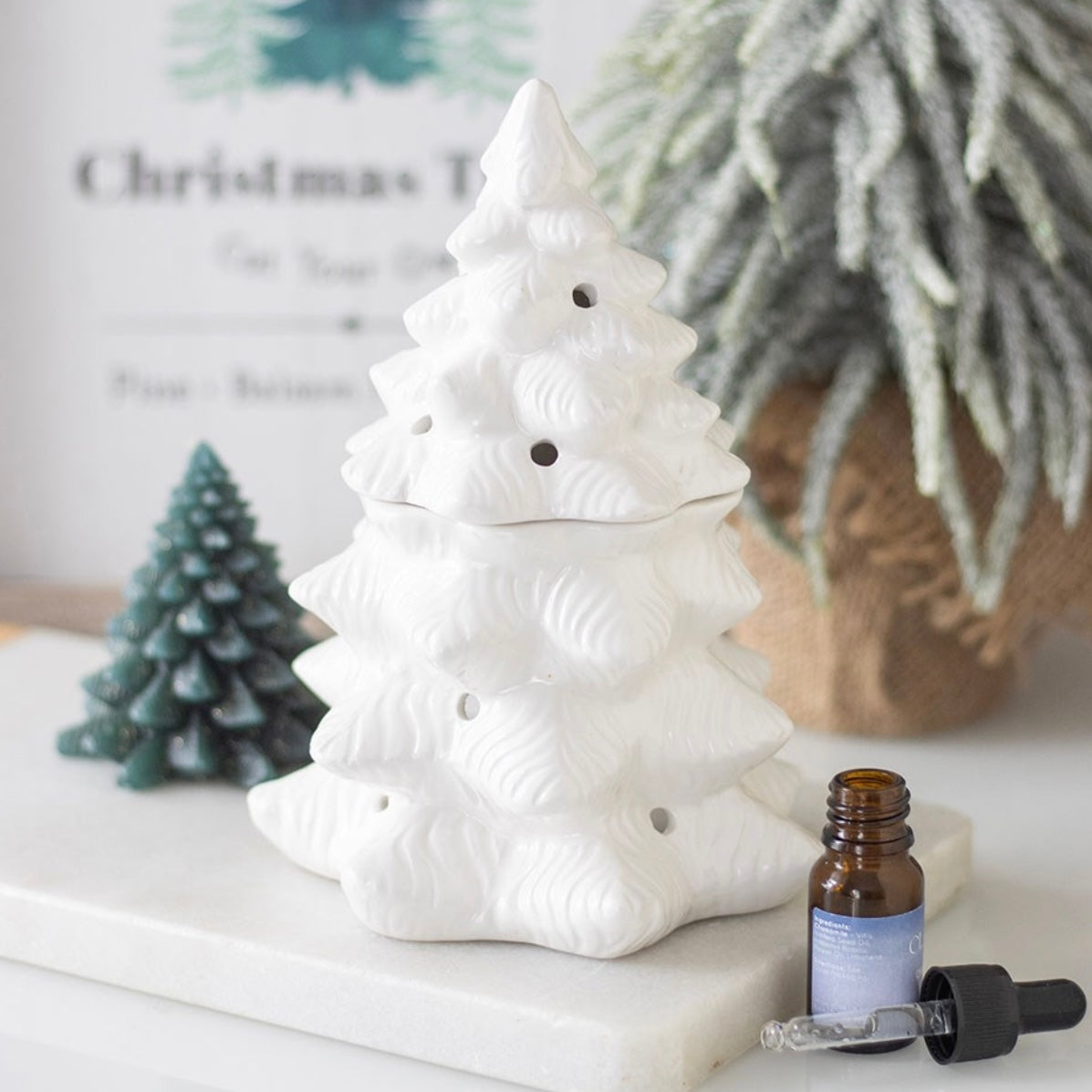 White Fir Tree Oil Burner