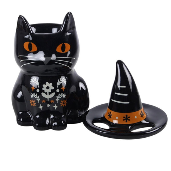 Frightful Folk Black Cat Oil Burner