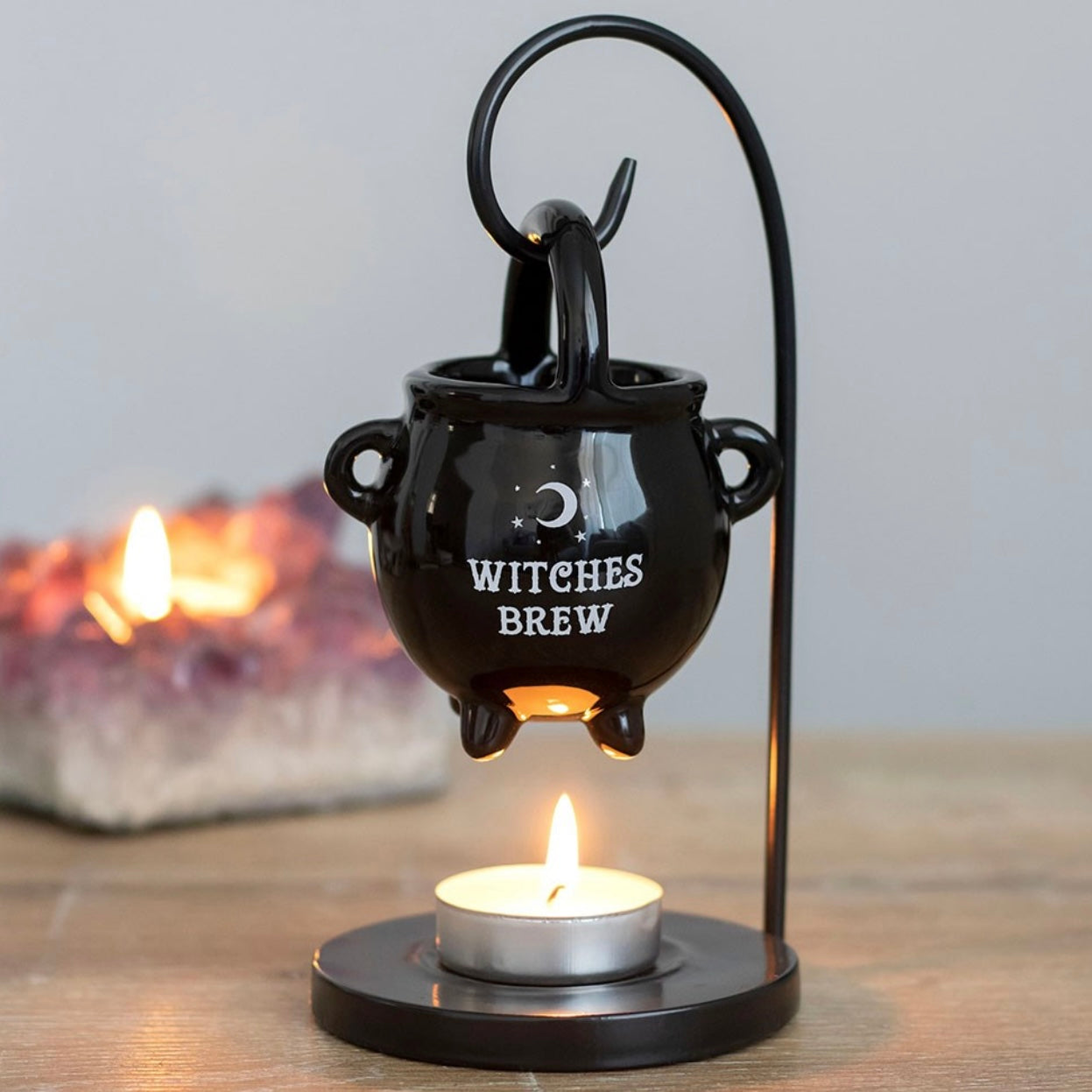 Witch's Brew Hanging Cauldron Burner