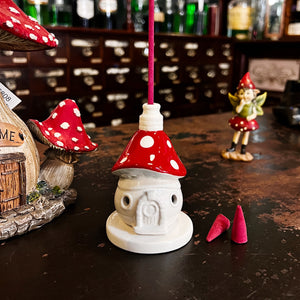 Toadstool Incense Burner