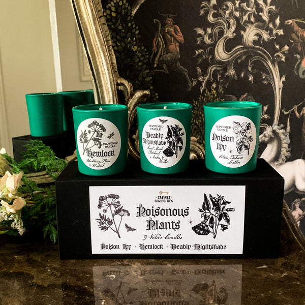 Poisonous Plants Votive Candle Set