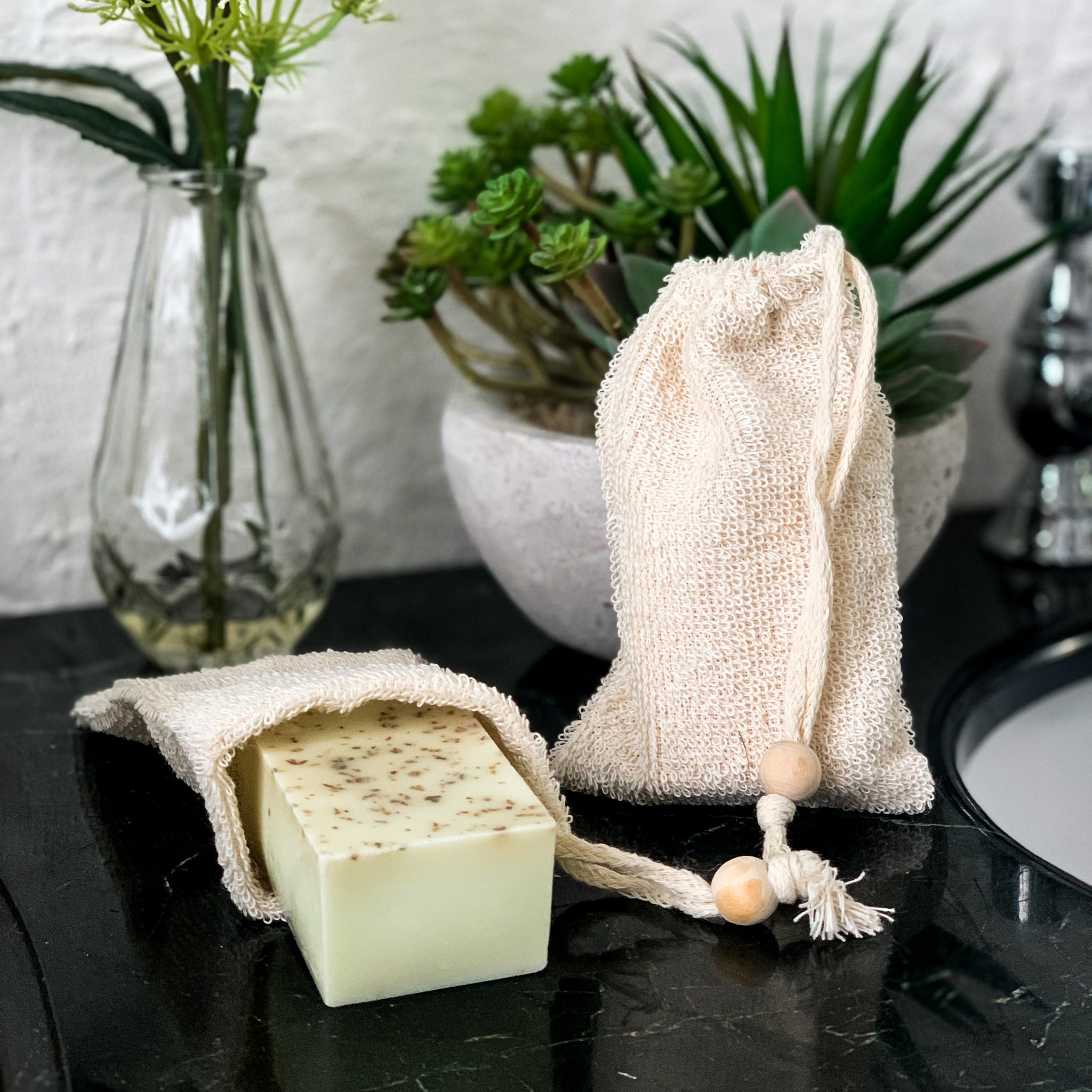 Ramie Soap Bag