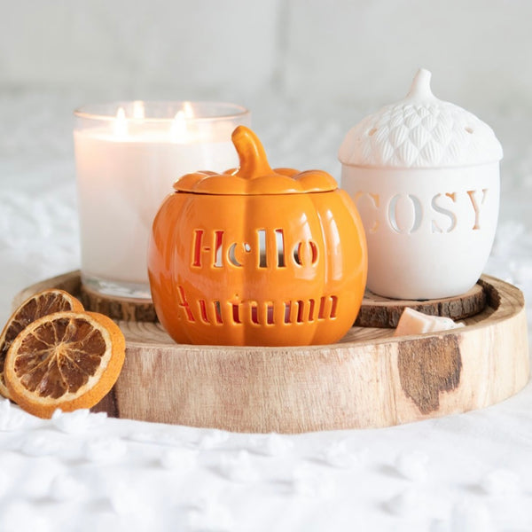 Hello Autumn Pumpkin Oil Burner