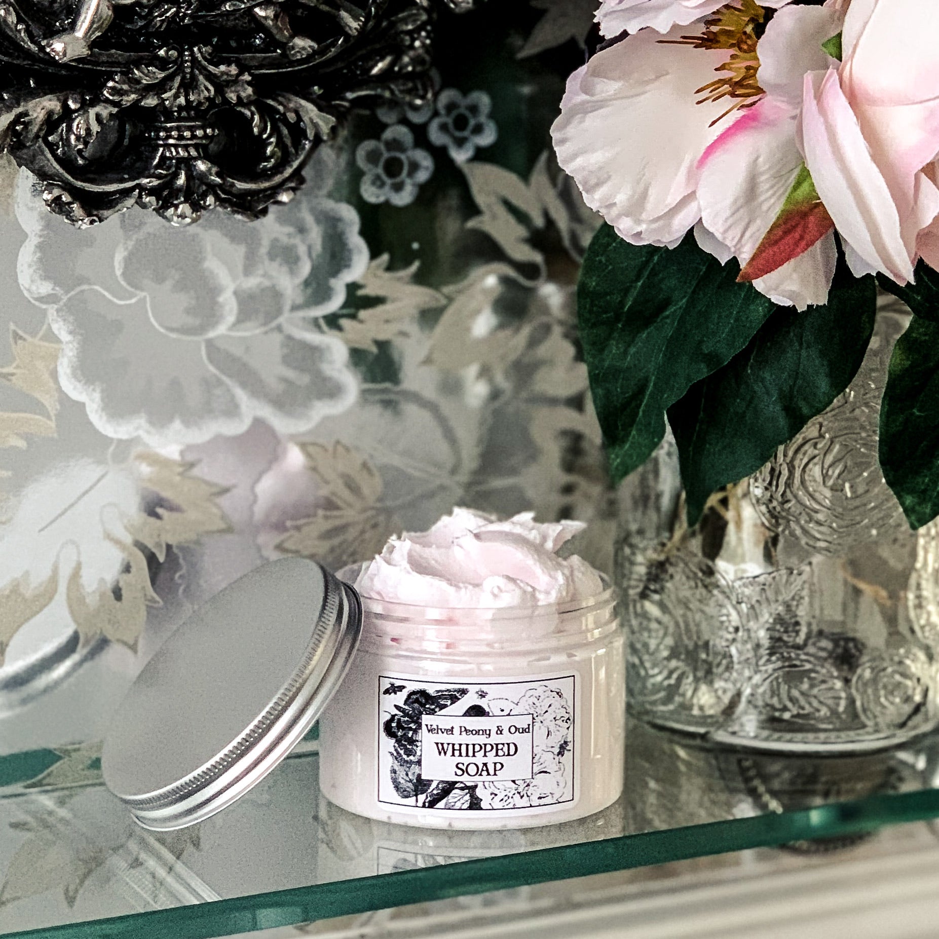 Floriale Whipped Soap - Velvet Peony & Oud