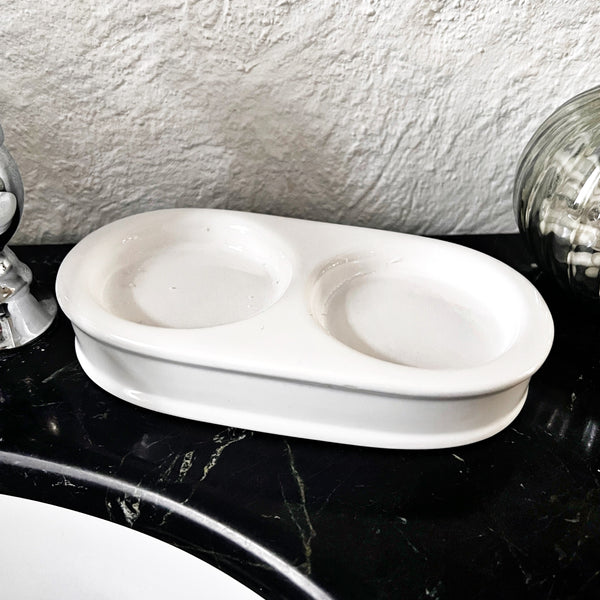 Empty Ceramic Hand Wash & Lotion Stand