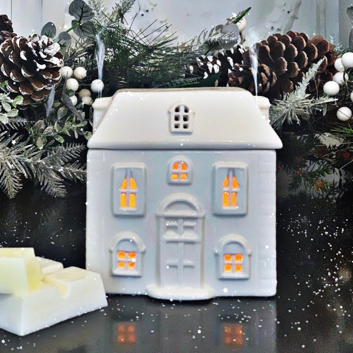 Ceramic House Oil Burner